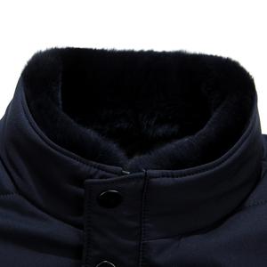 中年男士羽绒服男加厚冬季脱卸毛领中老年爸爸冬装外套L1881-P300图片