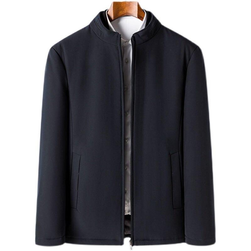 冬季羽绒服可脱卸内胆中年男士休闲立领防寒服爸爸冬装J619-P240,男装羽绒服,电商B212（原钱塘6029）