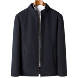 冬季羽绒服可脱卸内胆中年男士休闲立领防寒服爸爸冬装J619-P240，男装羽绒服，电商B212（原钱塘6029）