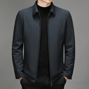 羽绒服男短款冬季中年男士爸爸防寒外套老人冬装S2181-P200图片
