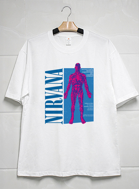 Retro47涅槃乐队Nirvana SLIVER vintage复古宽松摇滚男女短袖T恤