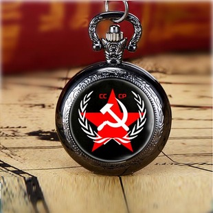 苏维埃CCCP共和国苏联社会共产主义斯大林创意怀表项链表礼物表