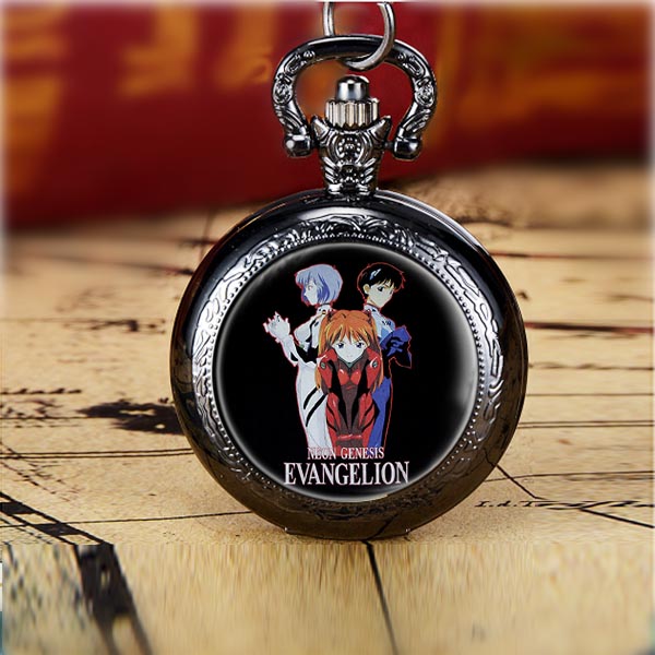 新世纪福音战士EVA第三使徒周边青少年怀表项链表创意个性礼物表