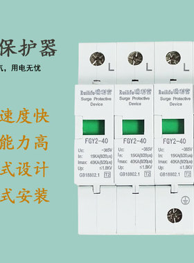 SPD电涌浪涌保护器2P4P25 40 80KA避雷防雷器lmax8/20ln10/350US