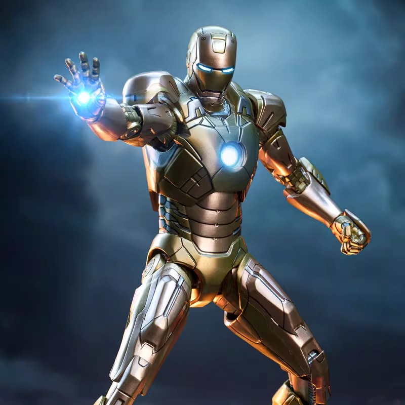 中动 钢铁侠MK21迈达斯 钢铁军团 1:10超高空装甲关节可动