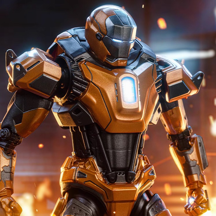 中动 钢铁侠MK36 漫威正版授权关节可动模型