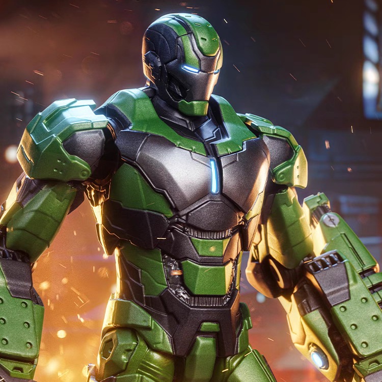 中动 钢铁侠MK26 漫威正版授权关节可动模型