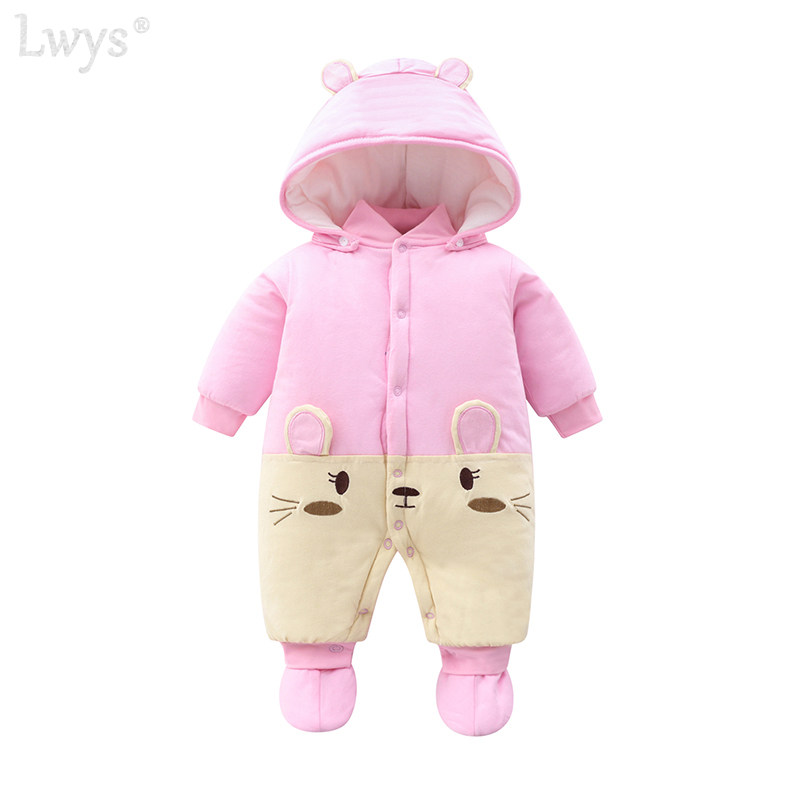 初生新生儿连体衣春秋冬装加厚婴儿包脚女宝宝抱衣服外出秋装套装