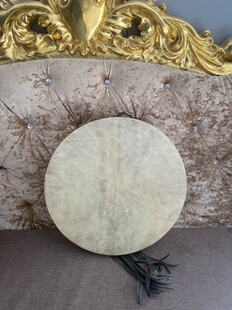 文王鼓二神鼓镇堂鼓46牛溜子实木黄玻璃独板鱼脊圈正反劲双簧