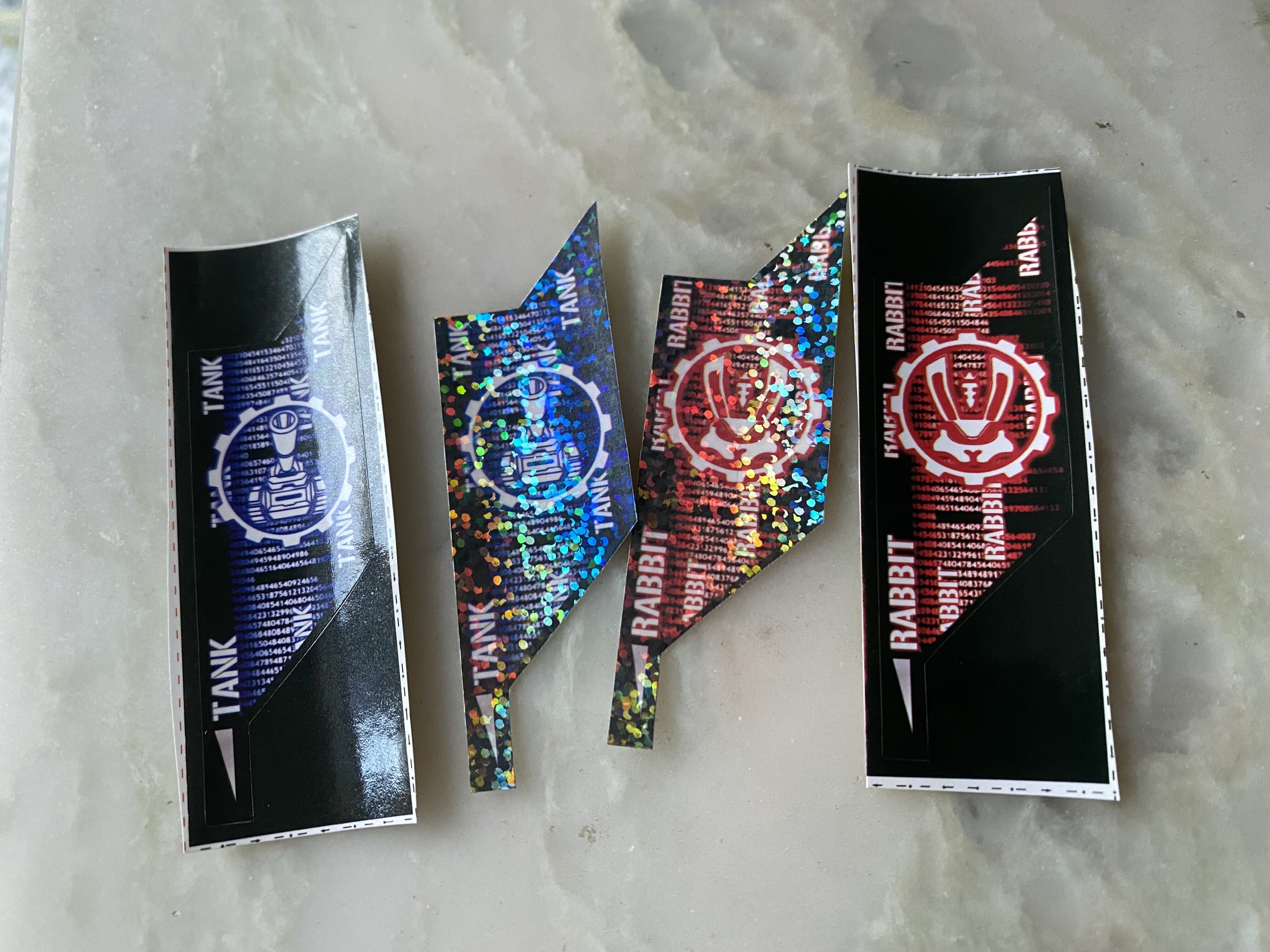 build兔子坦克记忆体贴纸，闪贴图片