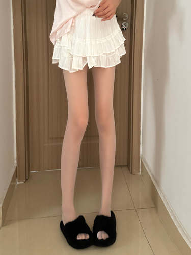 超薄丝袜女春夏季0D裸感美肤遮瑕光腿神器防勾丝防掉裆黑丝裤袜
