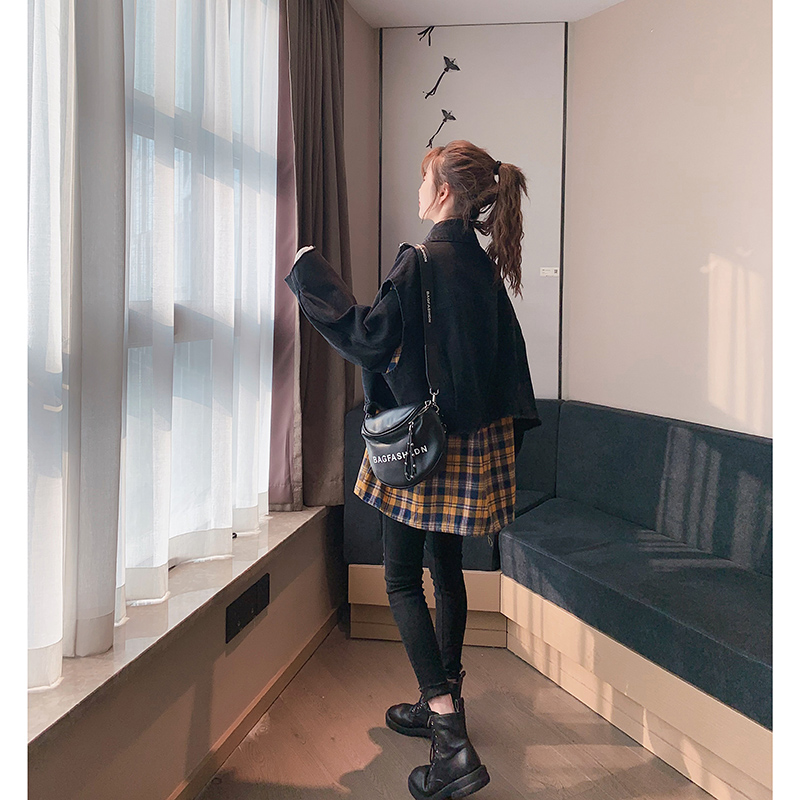 券后149.00元2019新款初秋韩版小香风拼接衬衫