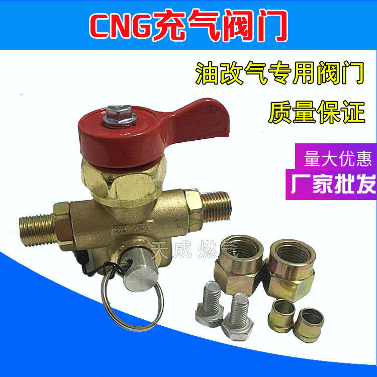 cng汽车天然气充气阀加气阀门开关 燃气加气阀门开关配件通用阀门