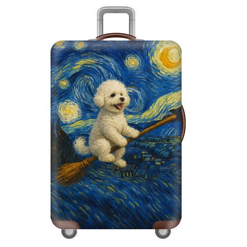 太空猫狗13狗狗弹力箱套拉杆箱旅行旅游登机行李保护罩子防尘袋子