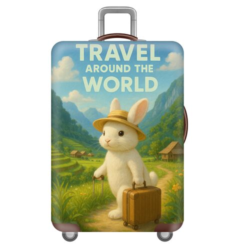 动物旅行195兔子弹力箱套拉杆箱旅行旅游登机行李皮箱保护罩子