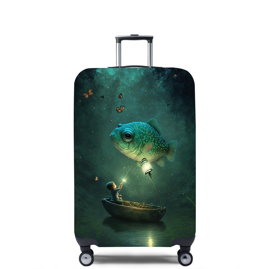 梦境22鱼船弹力箱套拉杆箱旅行旅游登机行李皮箱保护罩防尘袋耐磨,箱包皮具/热销女包/男包,旅行箱配件,淘宝优惠券,粉丝福利购,淘宝优惠卷