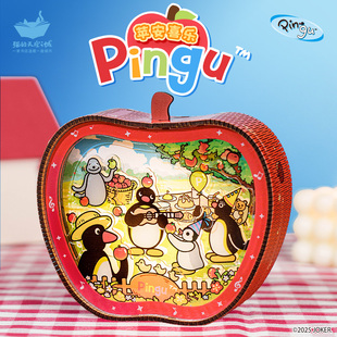 猫的天空之城Pingu企鹅联名小夜灯可爱女孩创意摆件圣诞礼物节日