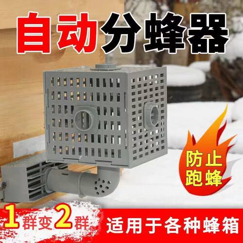 中蜂分蜂神器全自动自然分蜂器蜂王防逃框多功能巢门收蜂器除雄蜂