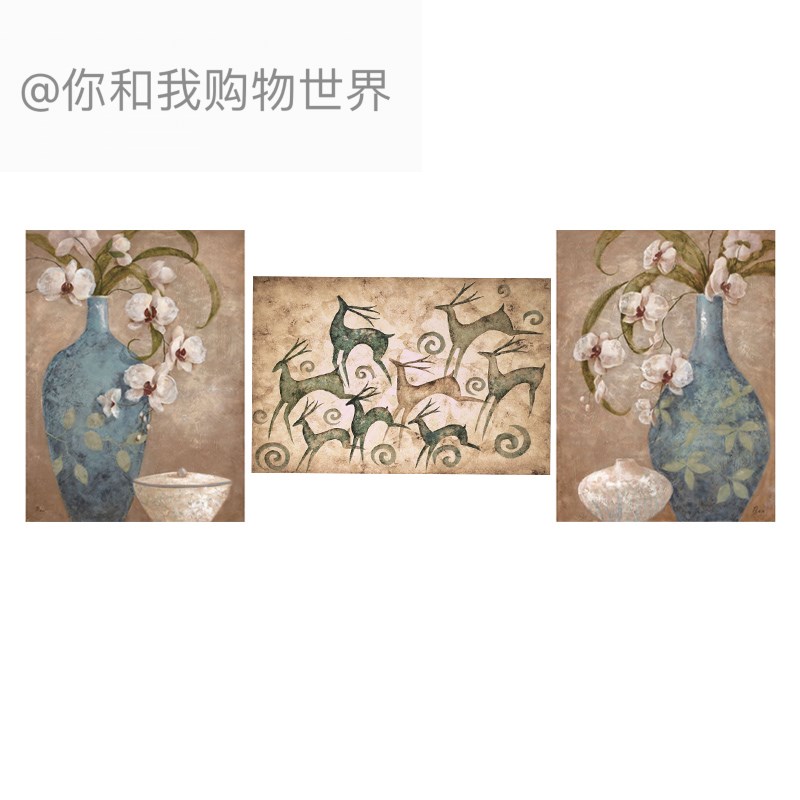 欧式特价现货玄关定制无框装饰画