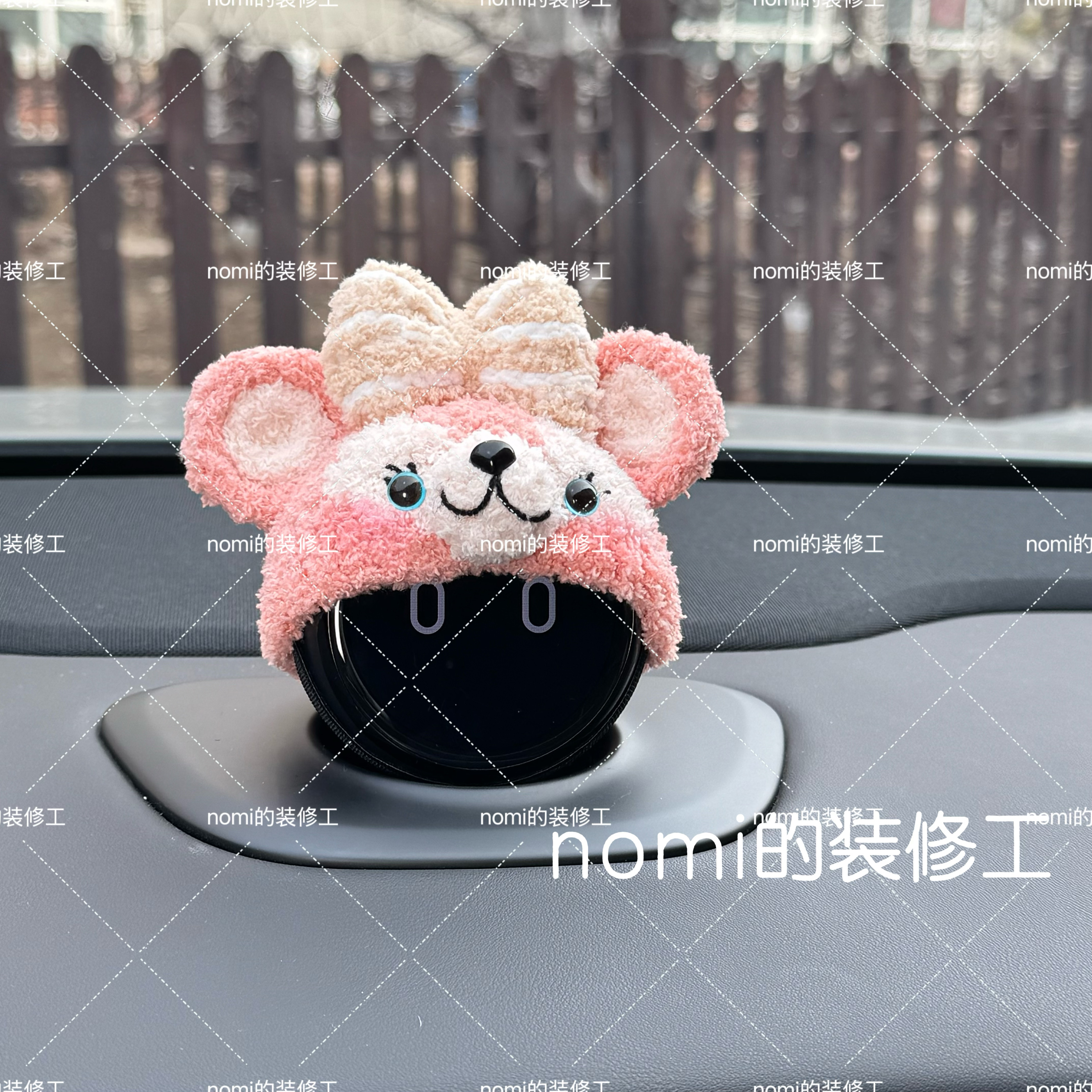 蔚来汽车nomi帽子糯米配饰装饰雪莉玫 问界智界音响帽子帽子装饰