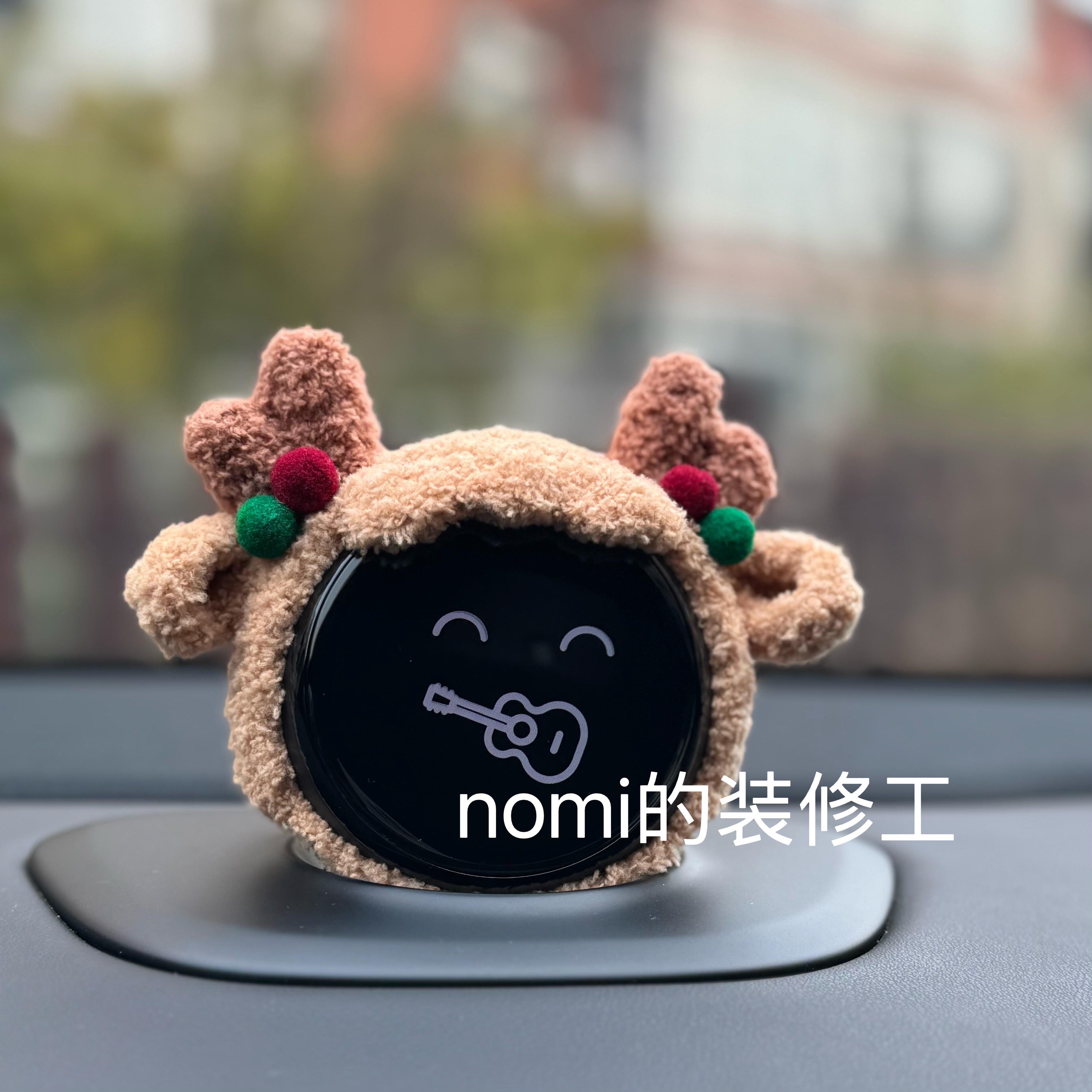 蔚来汽车nomi帽子糯米装饰纯手工圣诞小鹿原车开发不卡头3.0帽