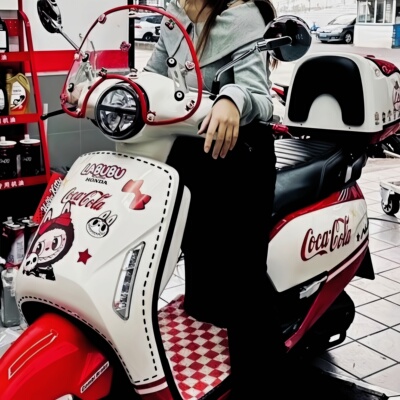 适用本田ns125LA拉布布反光车贴