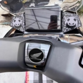 适用本田NWG150仪表周围改装 饰手把中部贴纸防水保护贴膜车身拉花