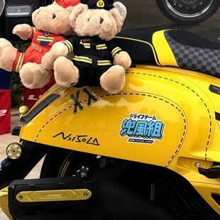 适用26款本田NS150LA车身兜风组摸鱼虚线补丁马里奥反光贴纸拉花