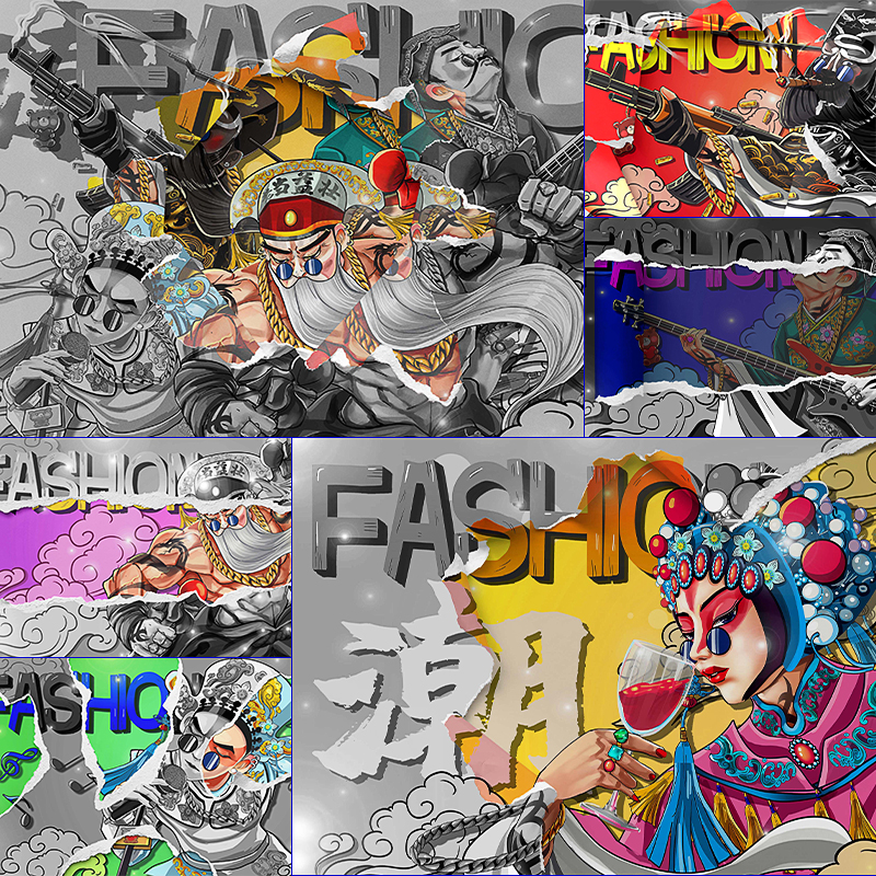 手撕破洞纸张样机海报撕裂毛边Ps素材效果图展示Mockup智能模板