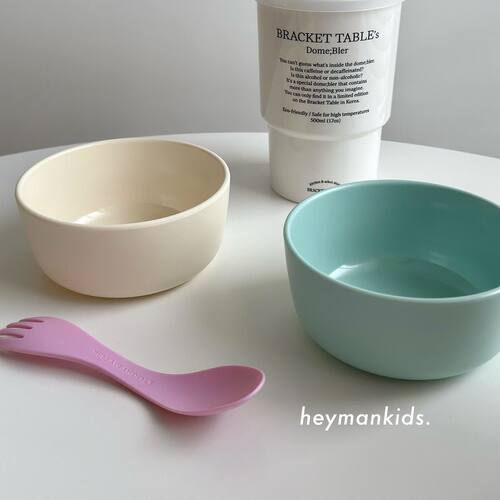 heymankids｜韩国awaken彩色多巴胺餐具宝宝儿童日常用碗辅食汤碗