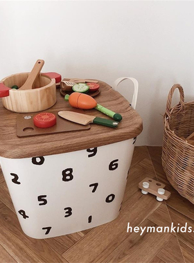 heymankid｜日本正品stacksto高颜值脏衣篮儿童玩具杂物收纳箱