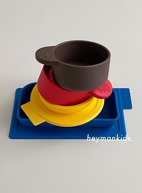 heymankids｜韩国beemymagic儿童硅胶防滑餐盘宝宝辅食餐具耐高温