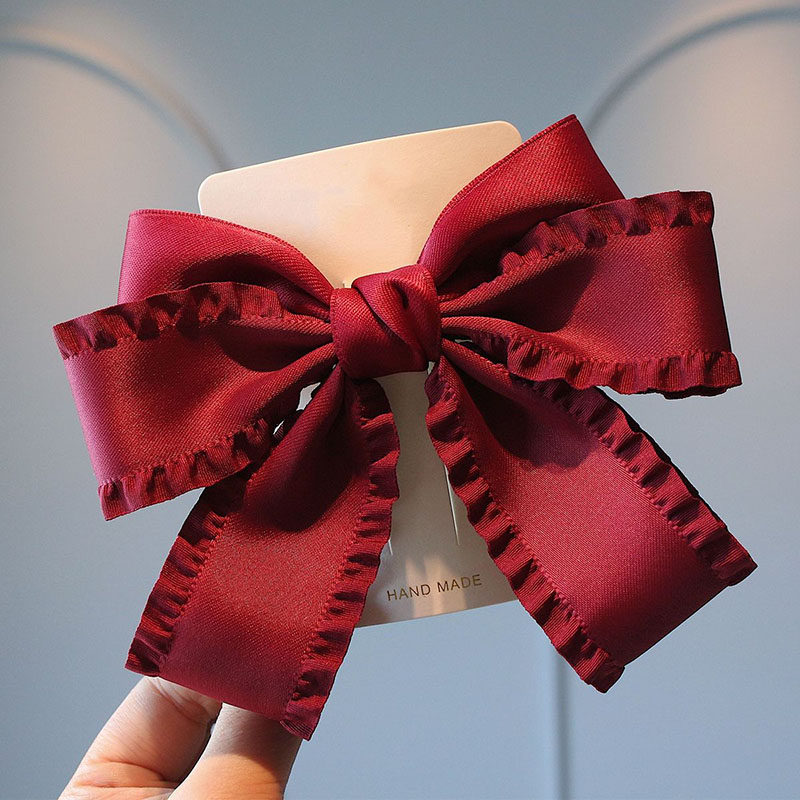 发夹缎面复古全新发饰