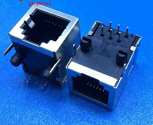 RJ116脚电话插座RJ12带屏蔽