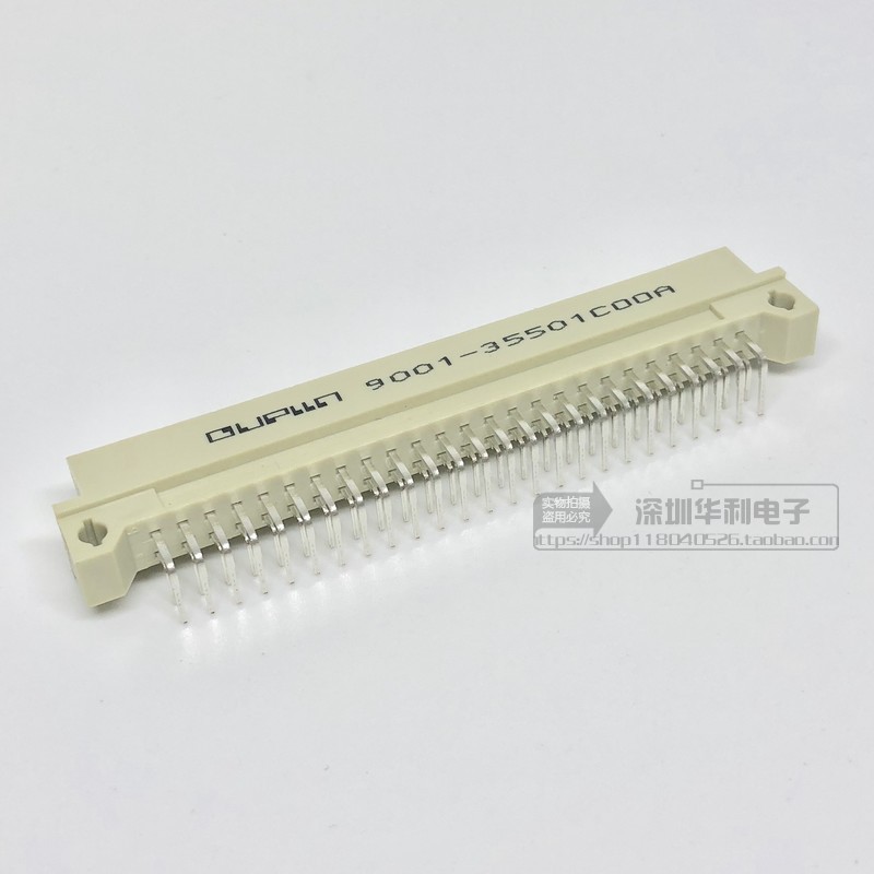 欧式插座DIN250 2*25p 9001-35501COOA 弯公 2.54间距