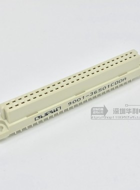 欧式插座DIN250 2*25p 9001-36501COOA 直母 2.54间距