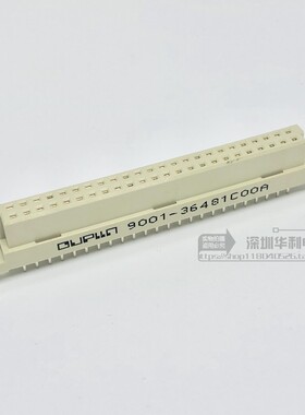 欧式插座DIN248 2*24p 9001-36481COOA 直母 2.54间距厂家直销