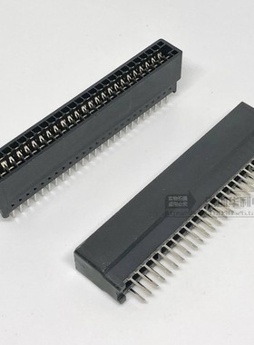 NDK/TAT野口总线脚距2.54mm插槽60P总线座2*30PCB金手指插座无耳