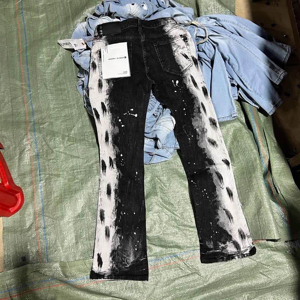 大童高端新款PU微喇牛仔裤童装直筒长裤水洗墨点涂鸦印花弹力裤子,童装/婴儿装/亲子装,儿童牛仔裤,淘宝优惠券,粉丝福利购,淘宝优惠卷