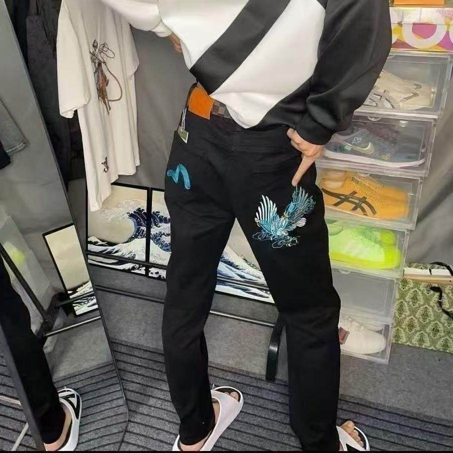 2025大童高端轻奢欧货刺绣老鹰牛仔裤童装网红潮牌痞帅小脚长裤子,童装/婴儿装/亲子装,儿童牛仔裤,淘宝优惠券,粉丝福利购,淘宝优惠卷