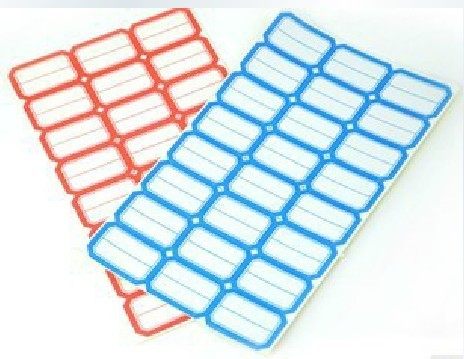 标签纸口取纸不干胶标签纸标签贴分类贴自粘姓名贴小学生名字贴