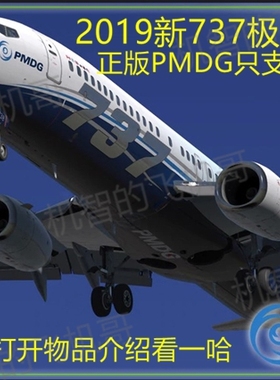 飞机哥pmdg正版插件737ngxu极限版拟真737飞行只支持P3D