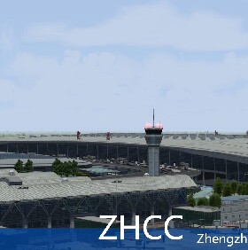 飞机哥zhcc正版模拟飞行机场河南郑州新郑国际机场p3dv4支持gsx