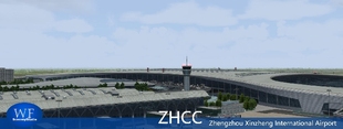 飞机哥zhcc正版模拟飞行机场河南郑州新郑国际机场p3dv4支持gsx