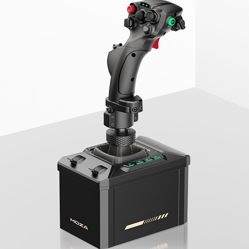 飞机哥MOZA AB6力反馈MHG摇杆套装FFB力回馈dcs f18模拟飞行2024