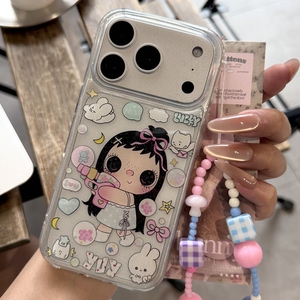 泡泡机小玉女孩适用oppo手机壳