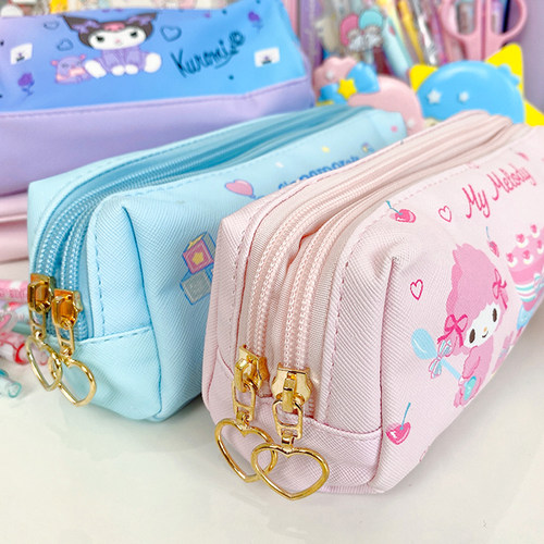 萌呆少女可爱大耳狗笔袋