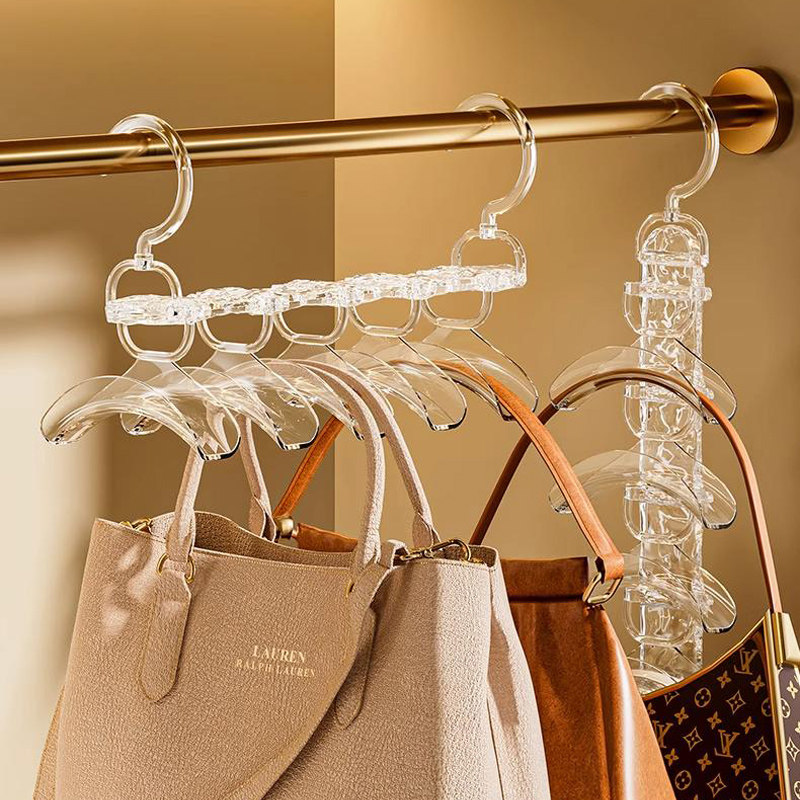 多功能包包挂钩丝巾领带皮带挂钩架拱形挂架包袋衣柜帽子收纳神器