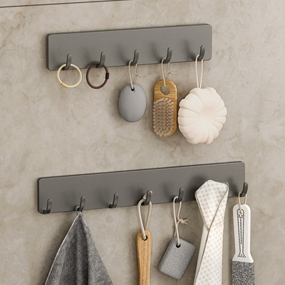 2025新款门后挂钩钥匙挂架贴墙上壁挂衣服钩子无痕强力黏胶免打孔