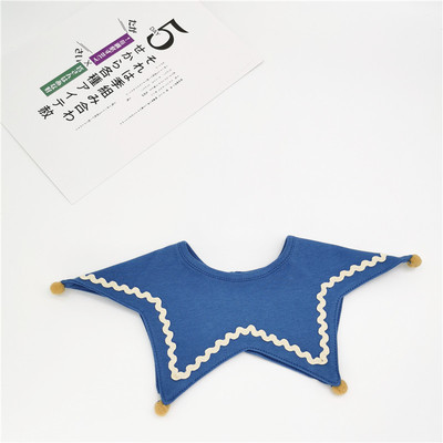 ins夏季新款婴幼儿圆形口水巾围